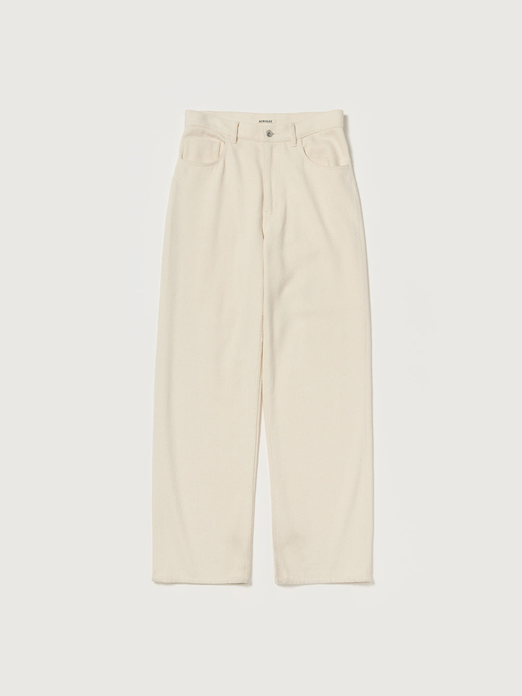 AURALEE 26AW SILK NEP DENIM 5P WIDE PANTS