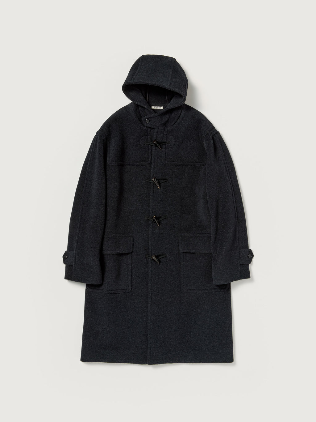 Auralee 26AW WOOL HERRINGBONE DUFFLE COAT