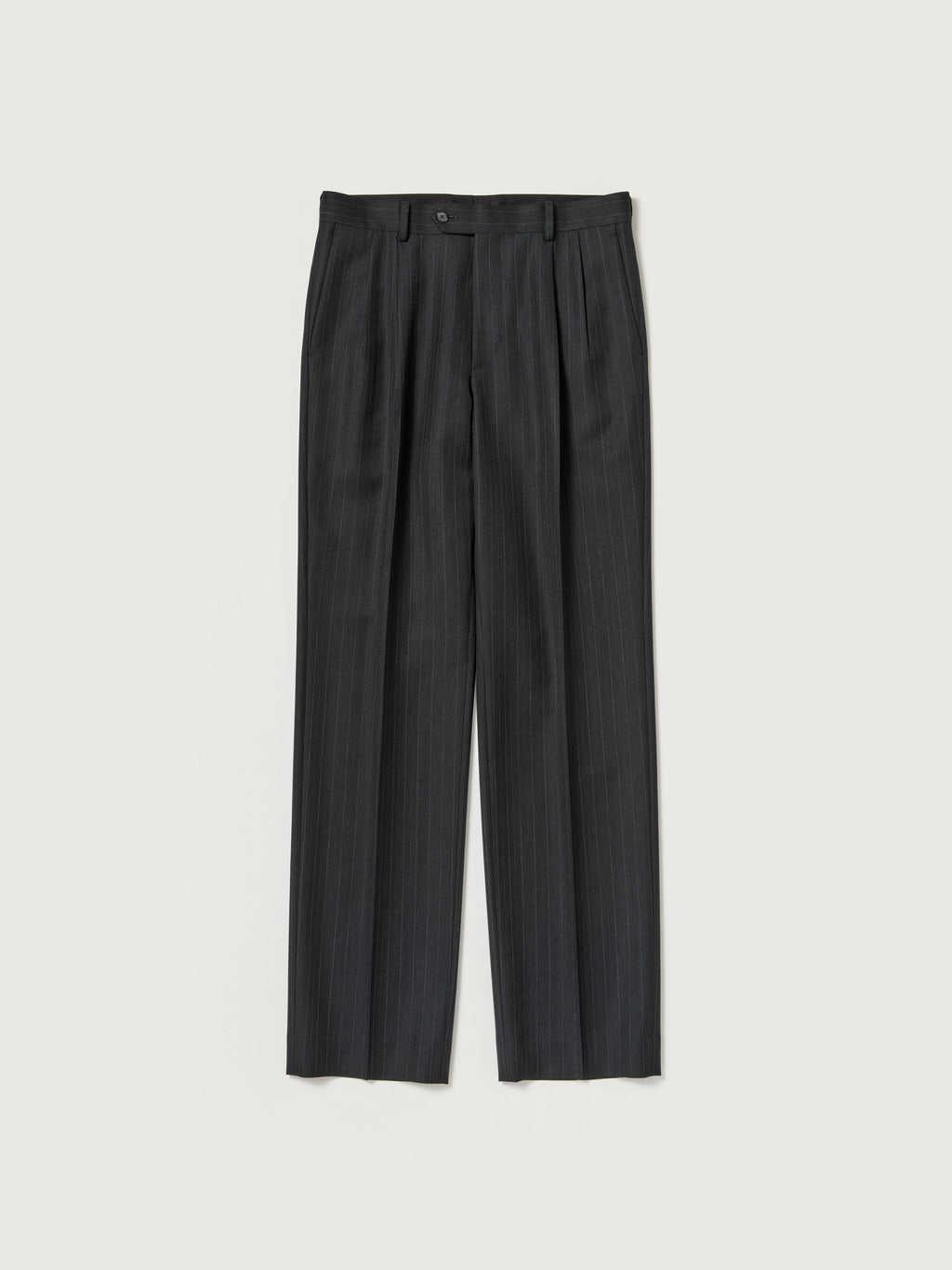 AURALEE 26AW BLUEFACED WOOL TWO-TUCK SLACKS