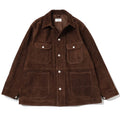 Herill 26AW Lamb Suede Railroad Chore Jacket