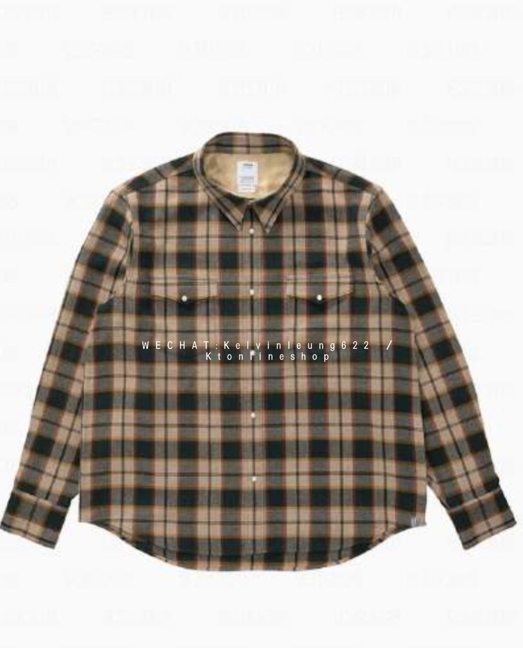 VISVIM 26AW MERIDIAN CHECK L/S