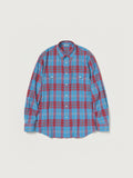 AURALEE 26AW HIGH TWIST COTTON SILK CHECK SHIRT