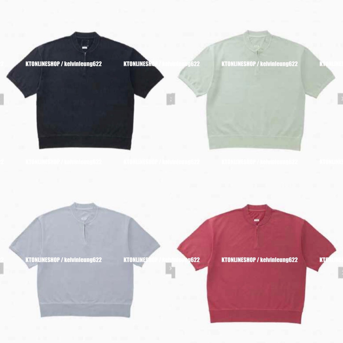 VISVIM 26SS MONDO HENLEY ZIP S/S DMGD