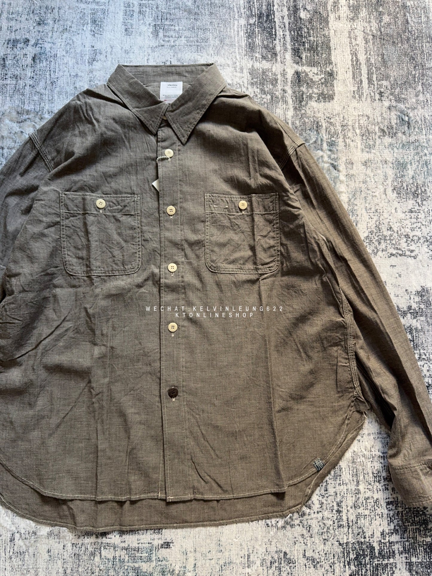 VISVIM 25AW BRIGGS CHAMBRAY L/S N.D.