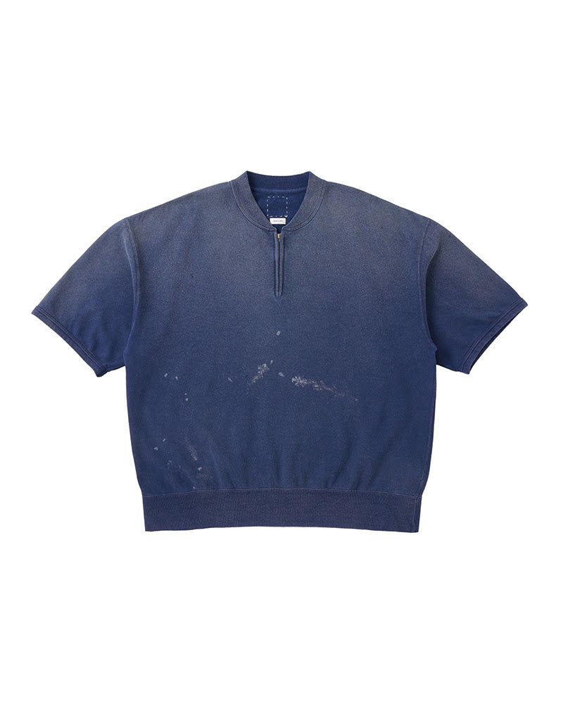 VISVIM 26SS MONDO HENLEY ZIP S/S CRASH
