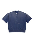 VISVIM 26SS MONDO HENLEY ZIP S/S CRASH