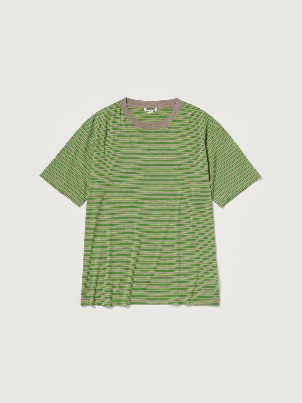AURALEE 26AW SOFT SMOOTH WOOL STRIPE JERSEY TEE