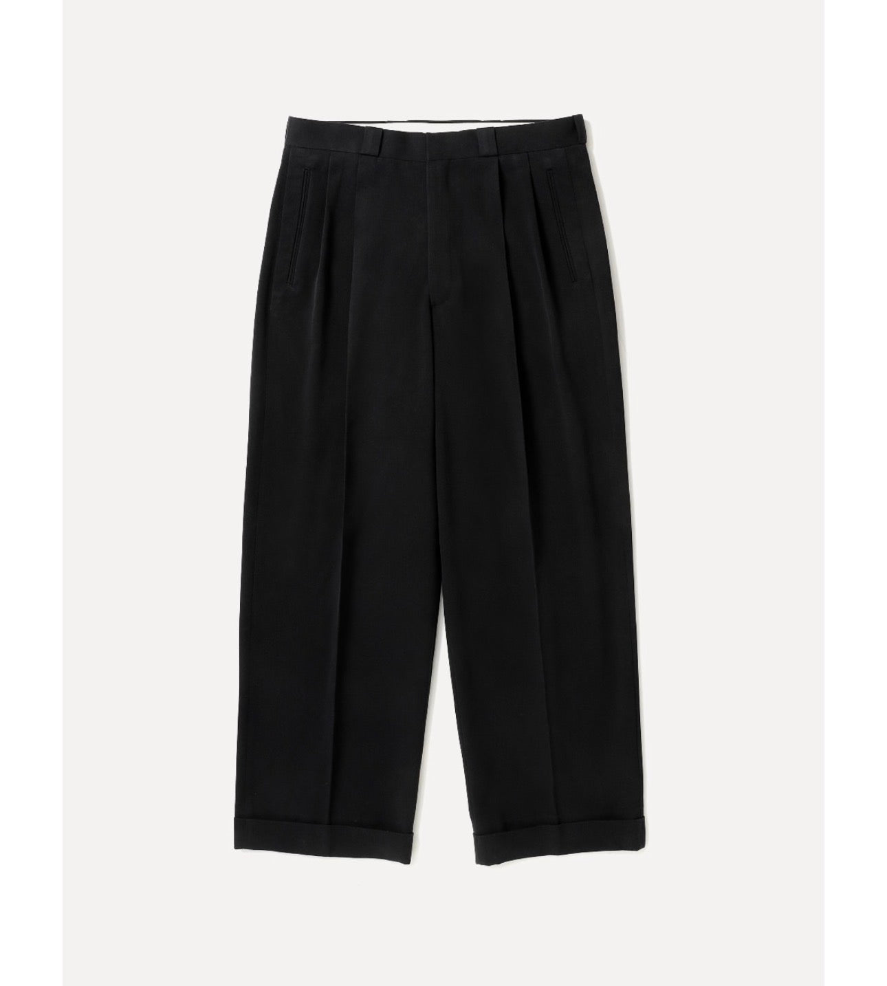 A.PRESSE 26AW Washed Silk Wide Trousers
