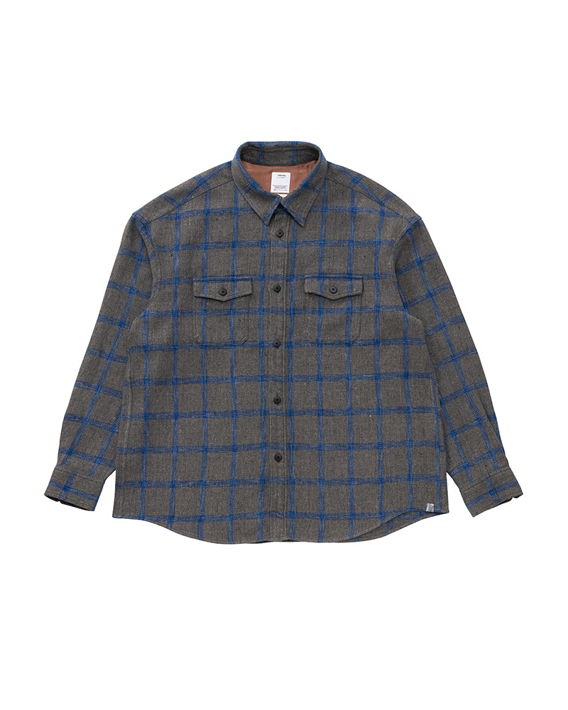 VISVIM 25SS LUMBER CHECK L/S