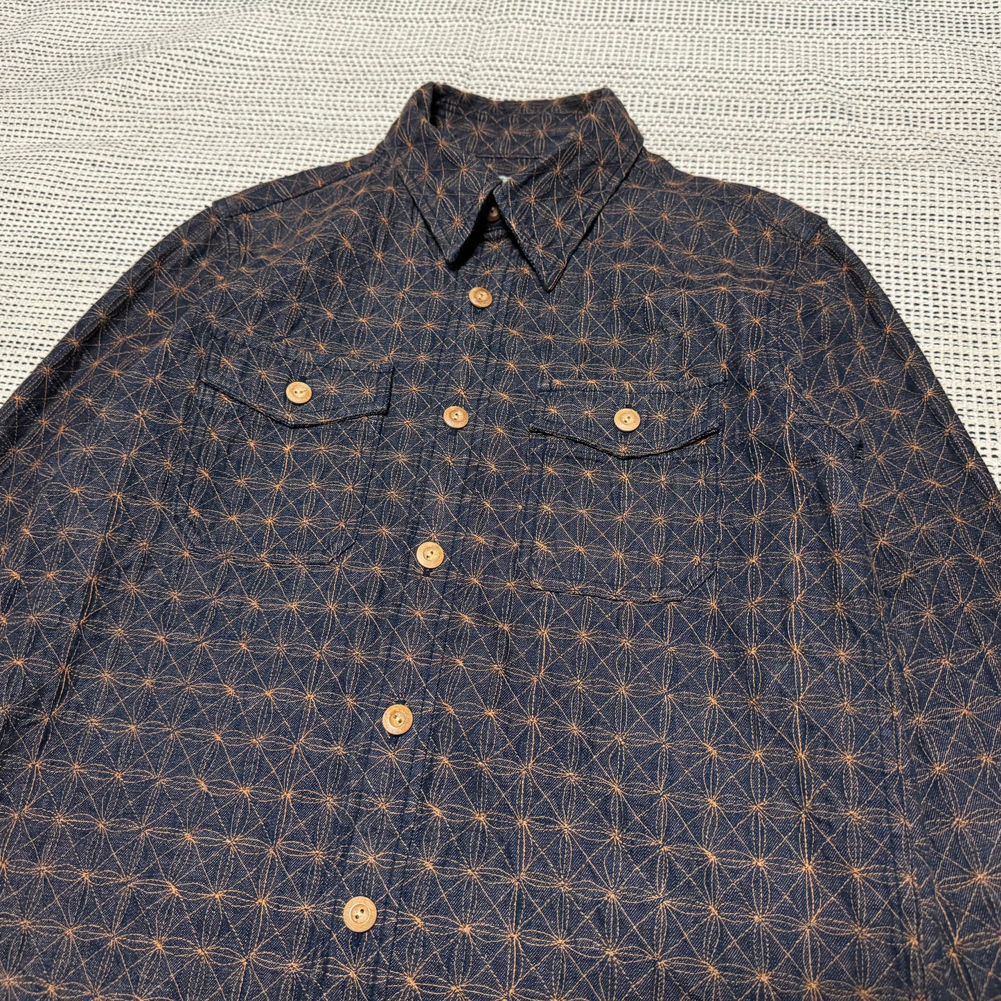 visvim ICT SS BLACK ELK (SASHIKO)