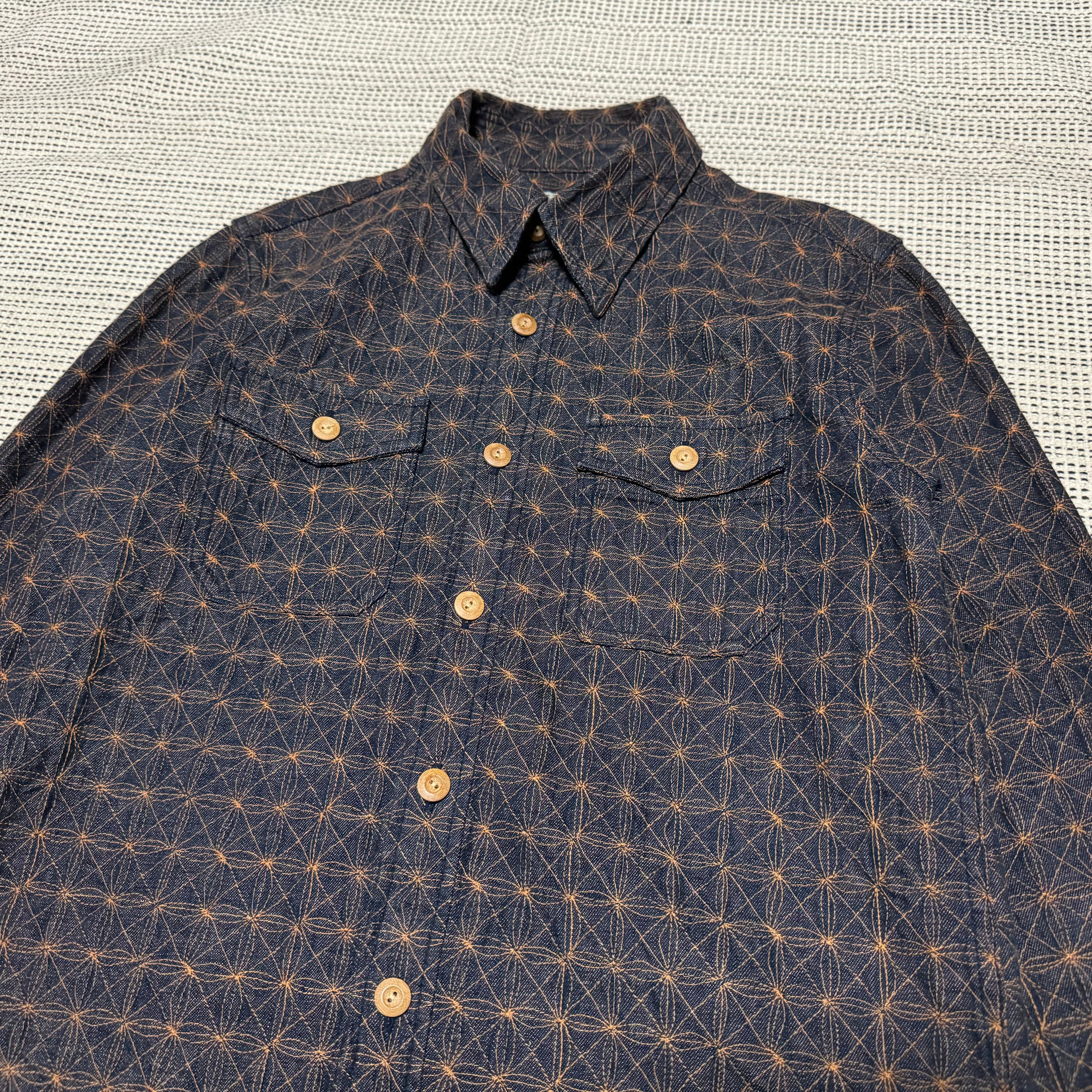 visvim ICT SS BLACK ELK (SASHIKO)