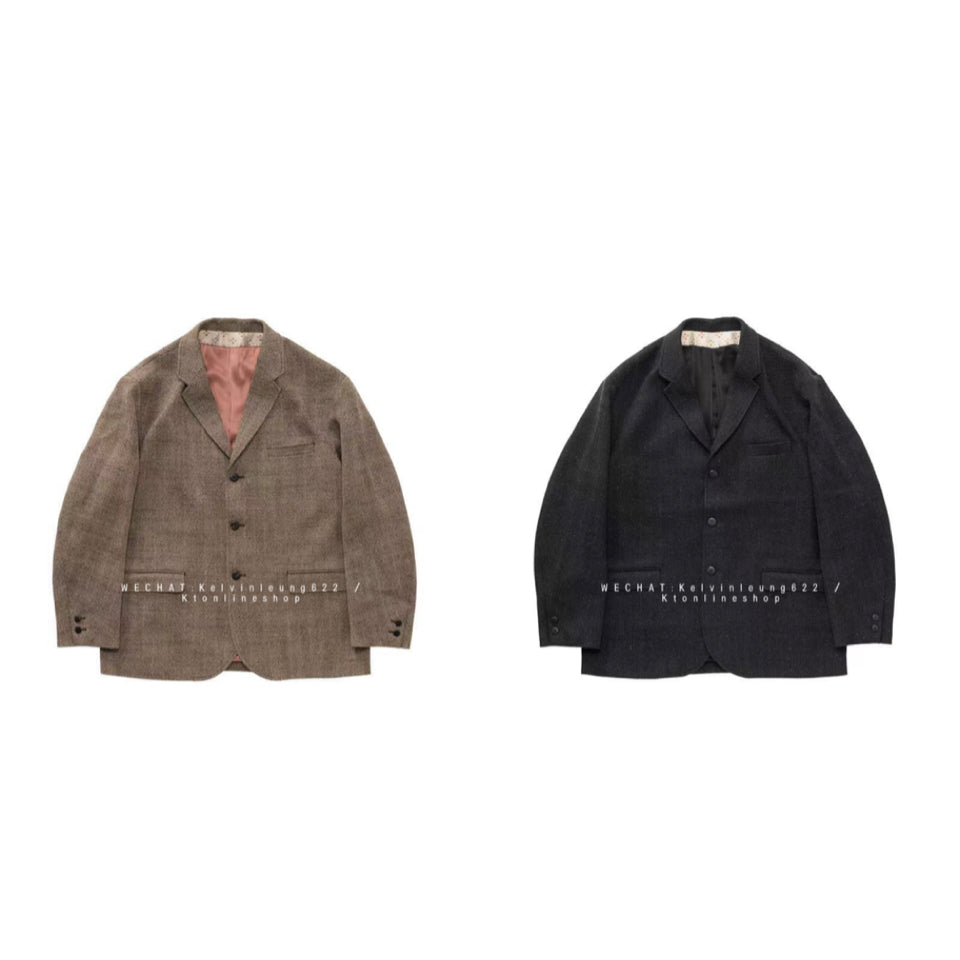 VISVIM 26AW BURNSTONE BLAZER TWEED