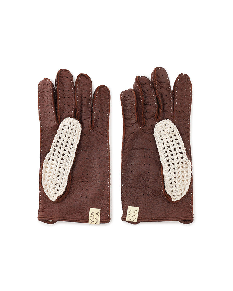 VISVIM 26AW MOTORS CLUB VMC CROCHET DRIVING GLOVES