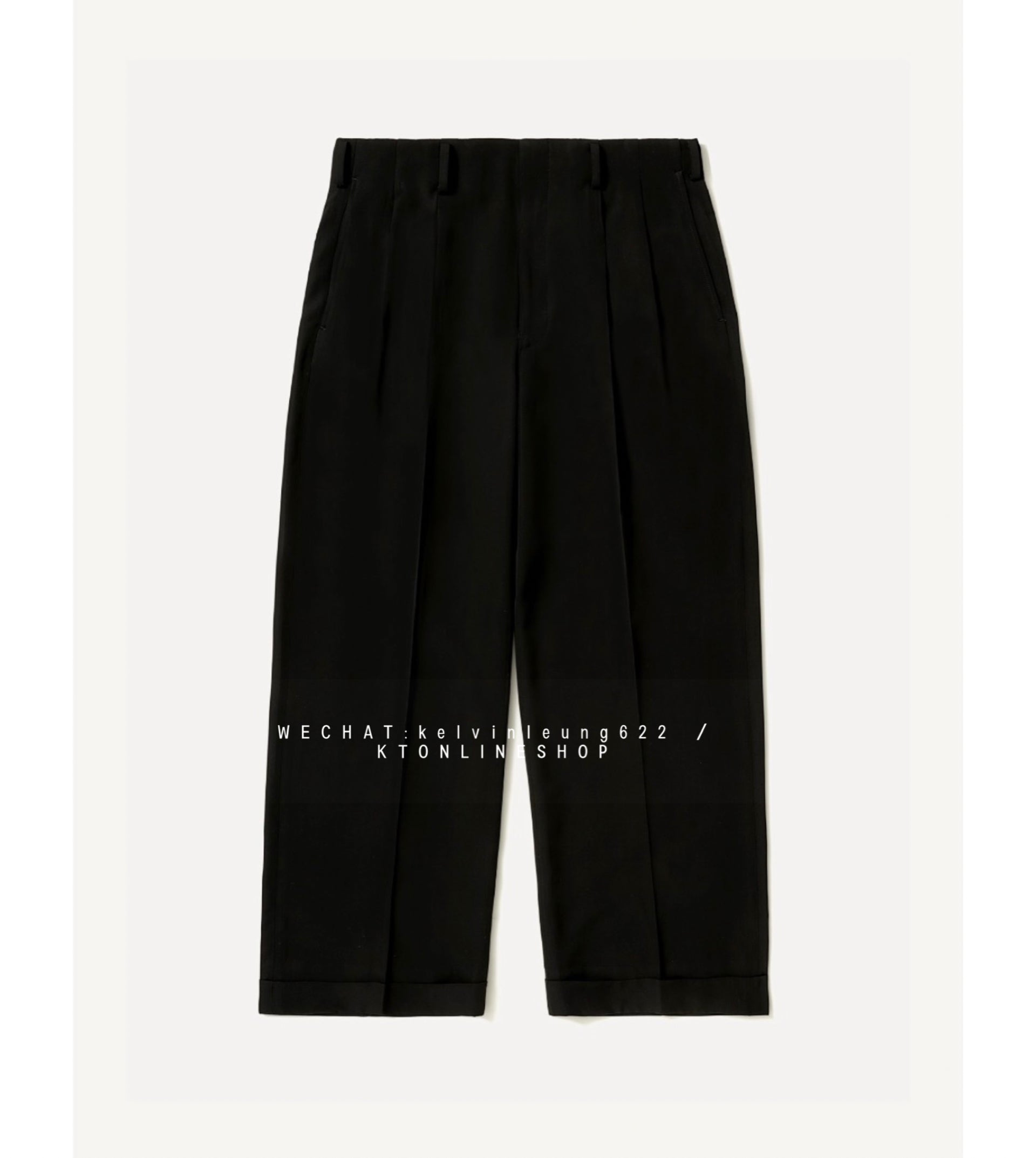 A.PRESSE 26AW Wool Rayon Wide Trousers