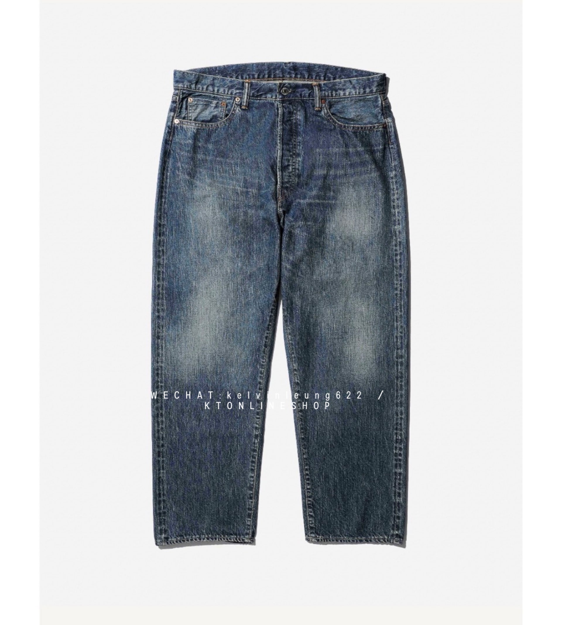 A.PRESSE 26AW Washed Denim Wide Pants