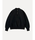 A.PRESSE 26AW Vintage Half Zip Rib Collar Sweatshirt