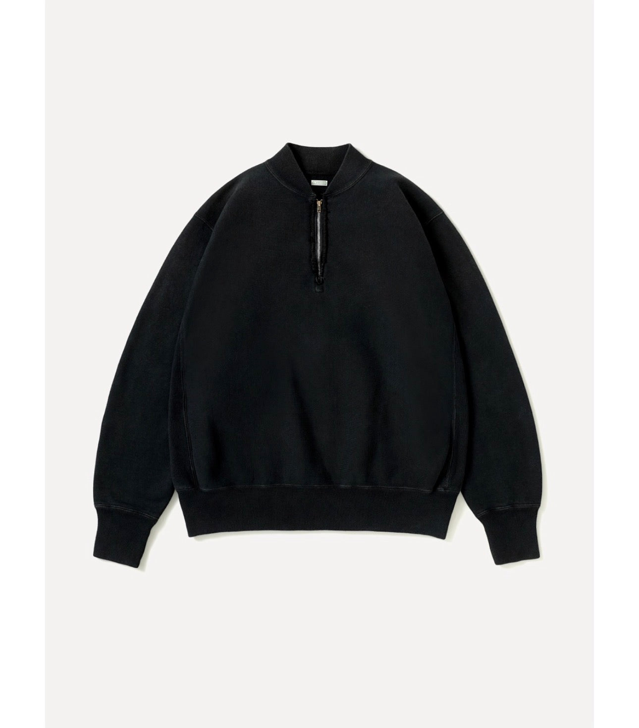 A.PRESSE 26AW Vintage Half Zip Rib Collar Sweatshirt
