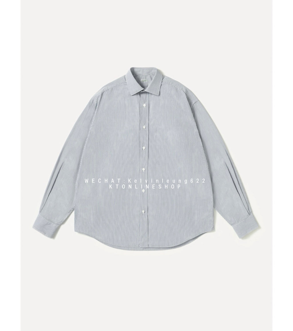 A.PRESSE 26AW Spread Collar Shirt