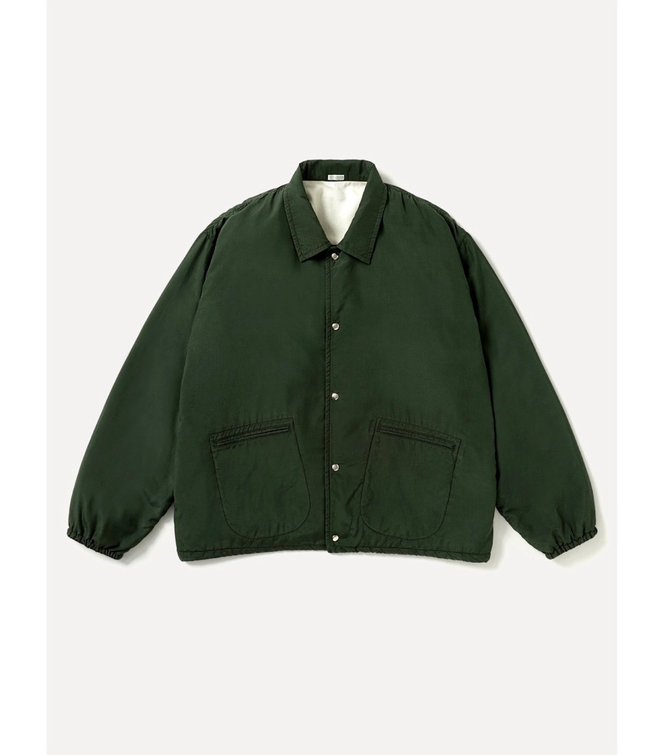 A.PRESSE 26AW Vintage Washed Silk Taffeta Coach Jacket