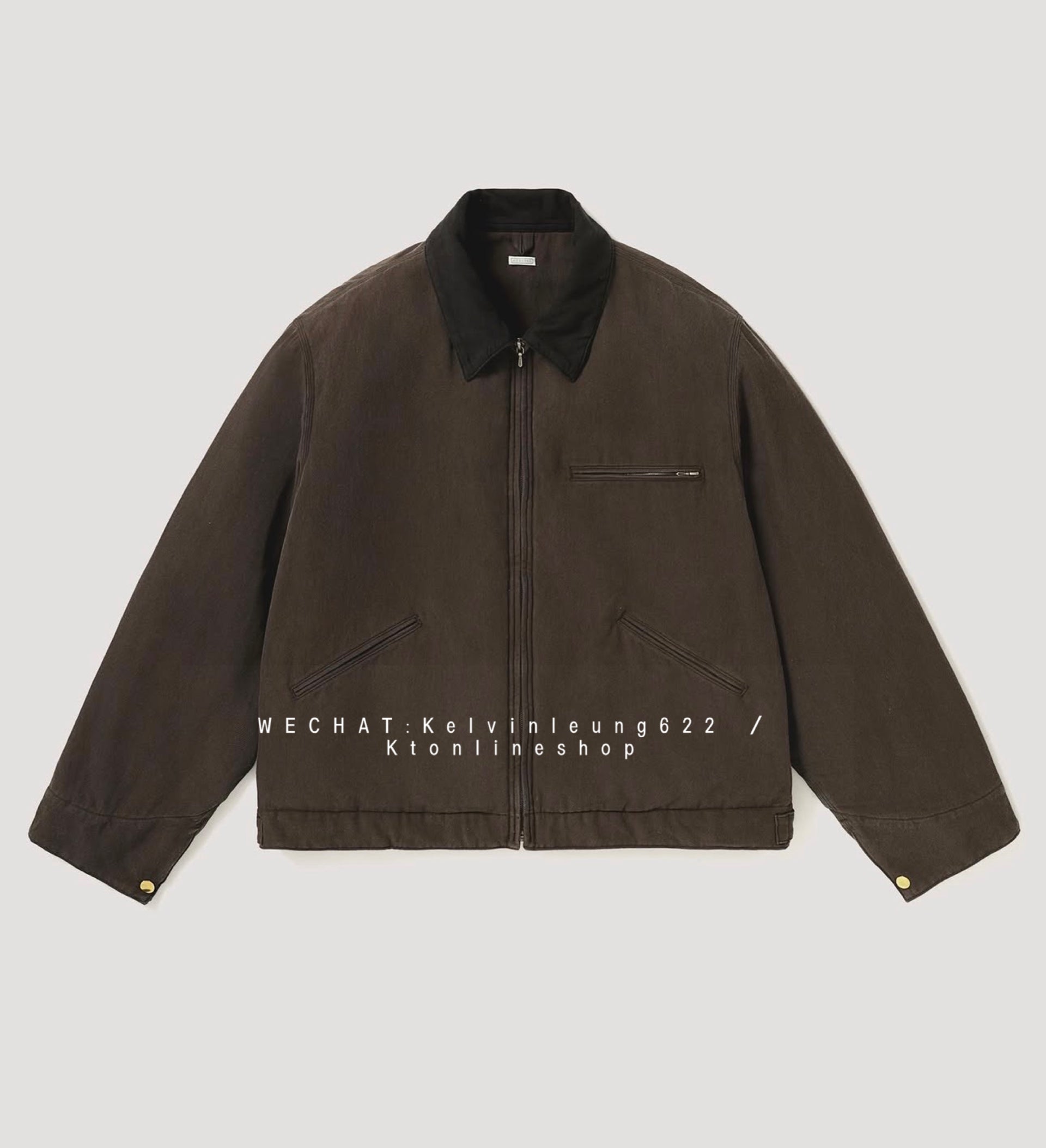 A.PRESSE 26AW Vintage Silk Cotton Detroit Jacket
