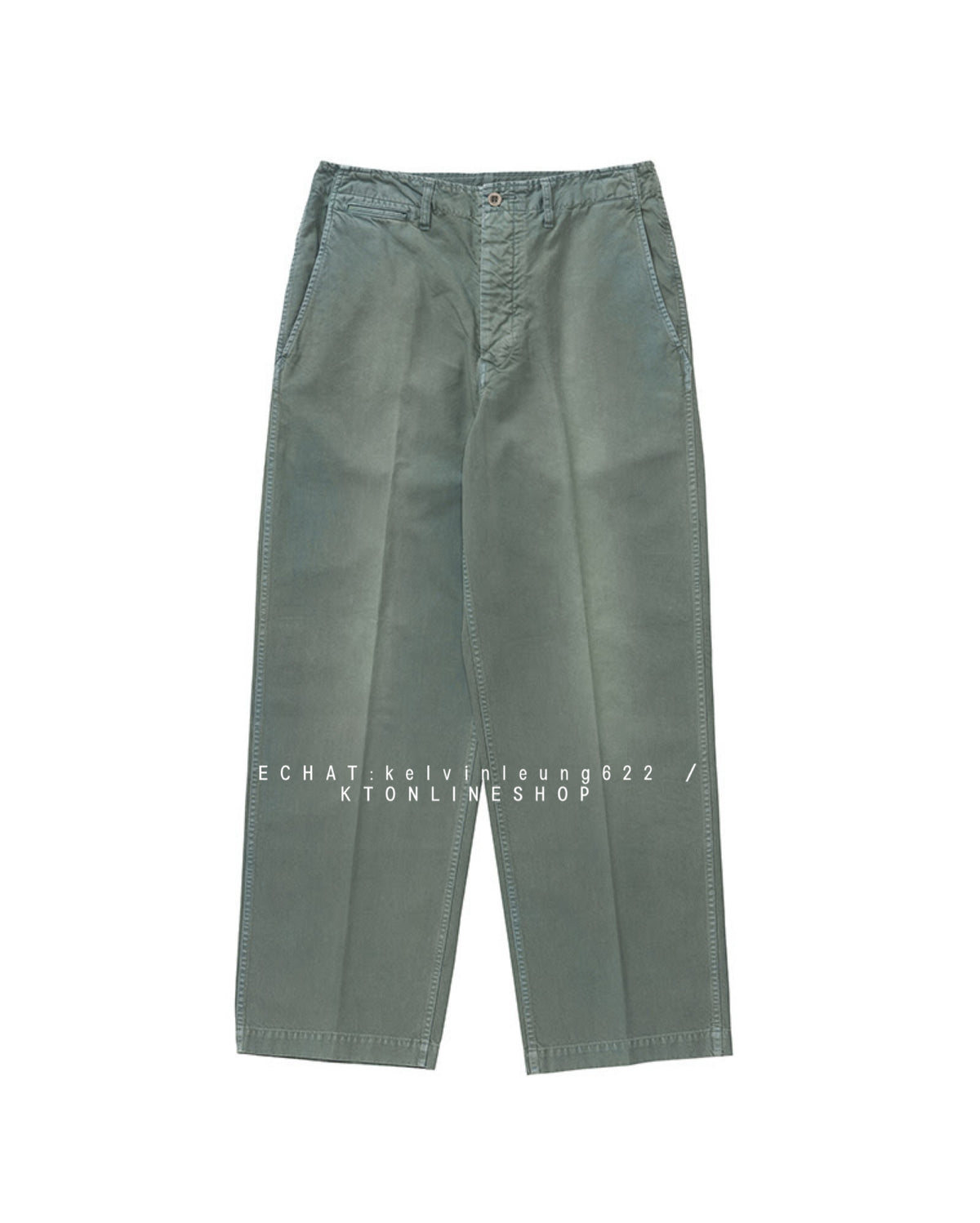 VISVIM 26SS SPOT BROADER CHINO DMGD