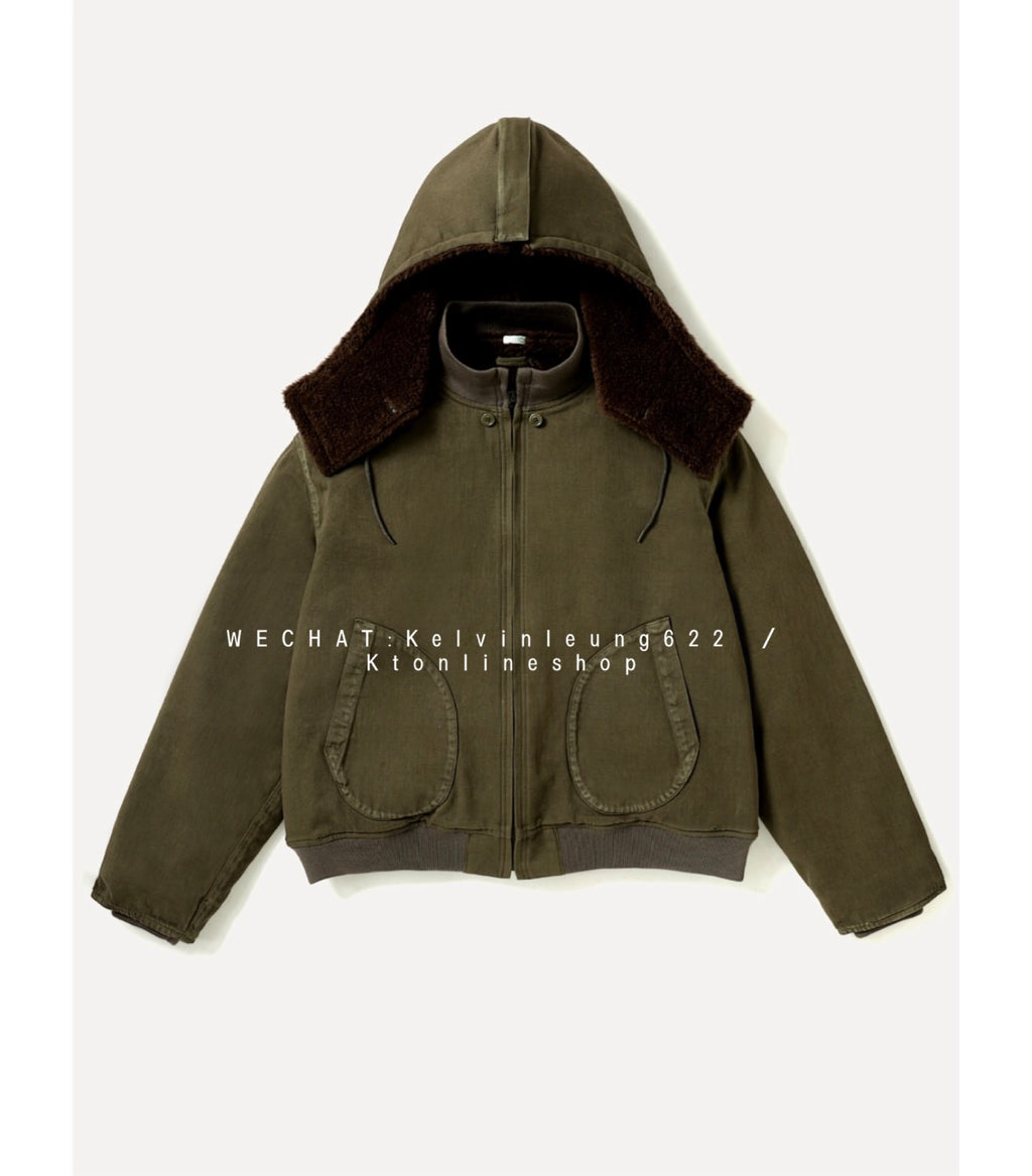 A.presse 26AW Vintage WW2 US Navy Deck Hooded Jacket