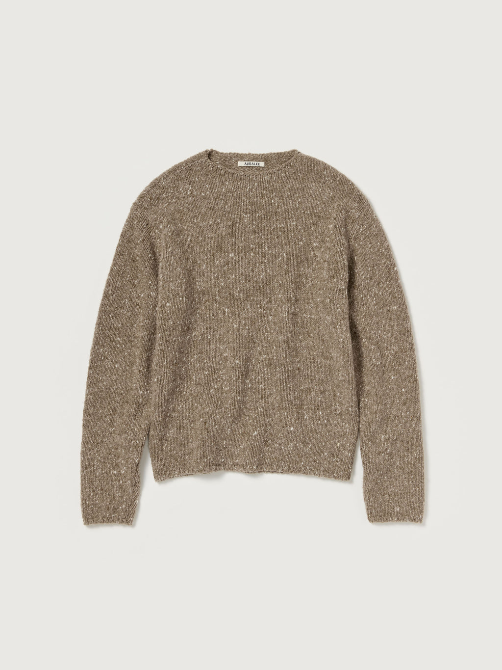 AURALEE 26AW LOW-GAUGE HOMESPUN TWEED KNIT P/O