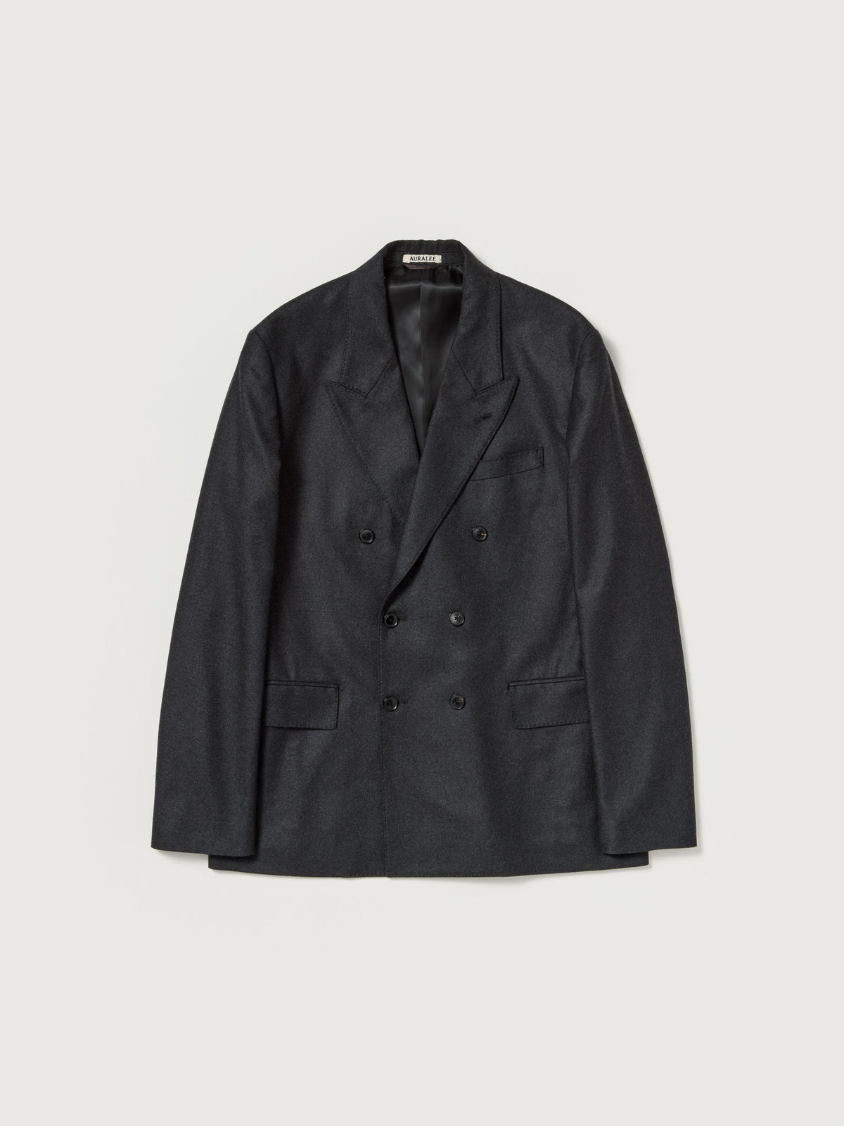 Auralee 26AW WOOL FULLING FLANNEL DOUBLE-BREASTED JACKET