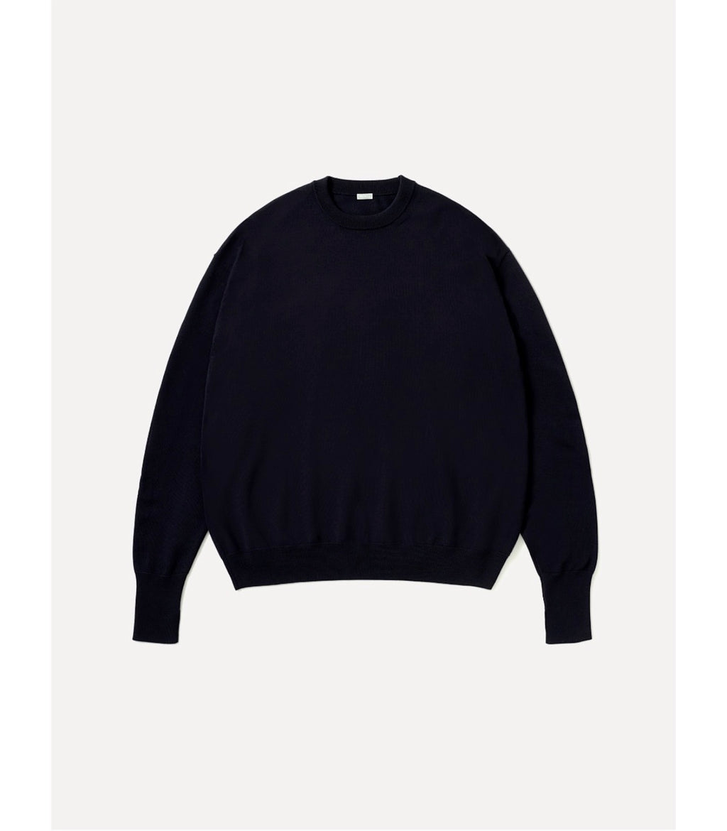 A.PRESSE 26AW Wool Knit Crew Neck Sweater