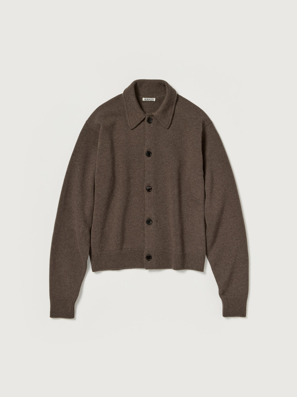 Auralee 26AW SUPER FINE WOOL KNIT SHIRT CARDIGAN