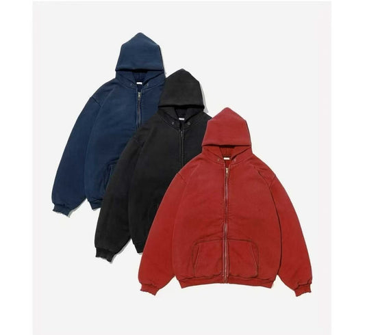 A.PRESSE 25AW Vintage Zip Sweat Hoodie
