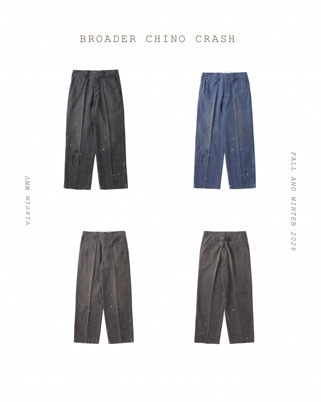 VISVIM 26AW ICT BROADER CHINO CRASH