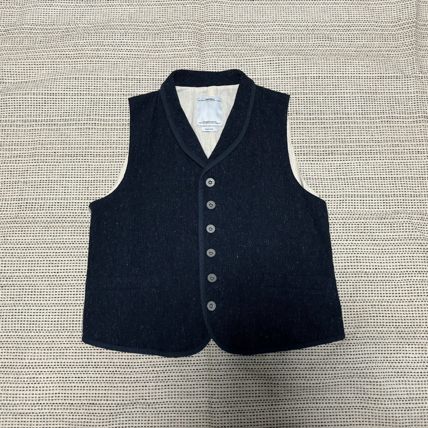 visvim granger vest Navy