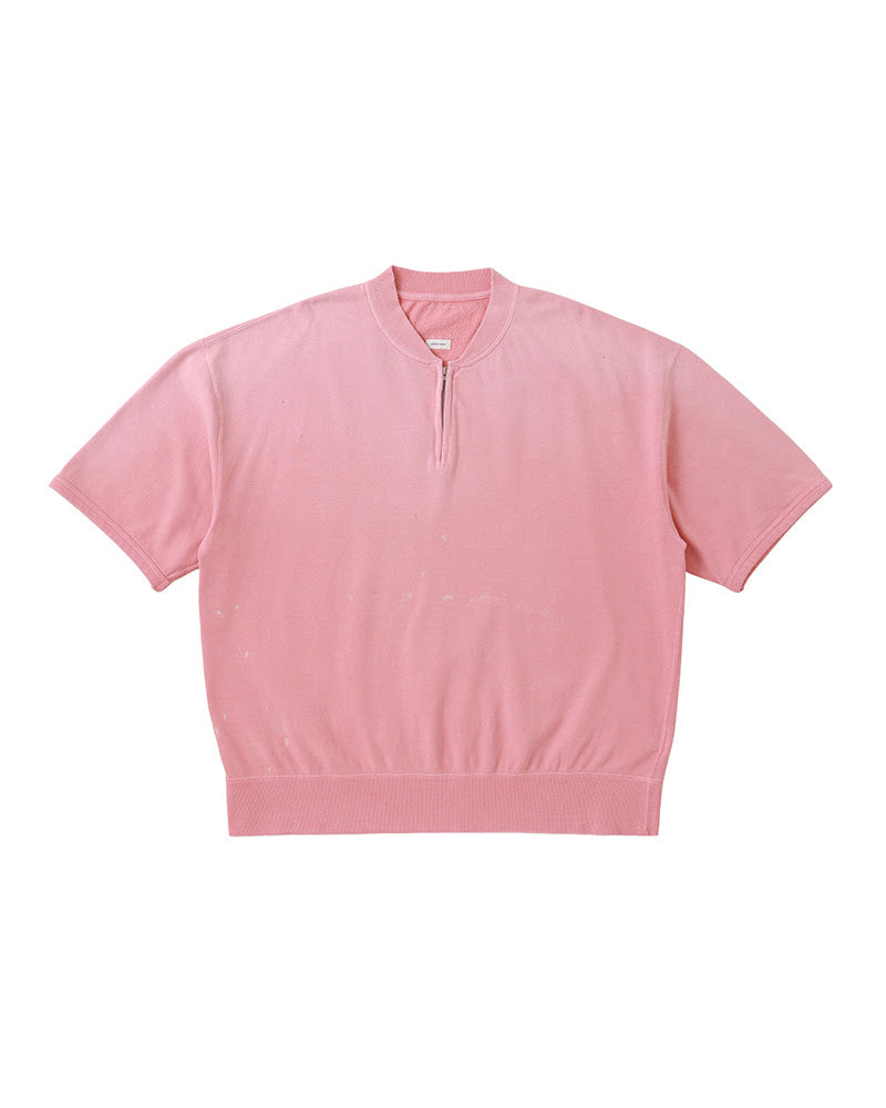 VISVIM 26SS MONDO HENLEY ZIP S/S CRASH