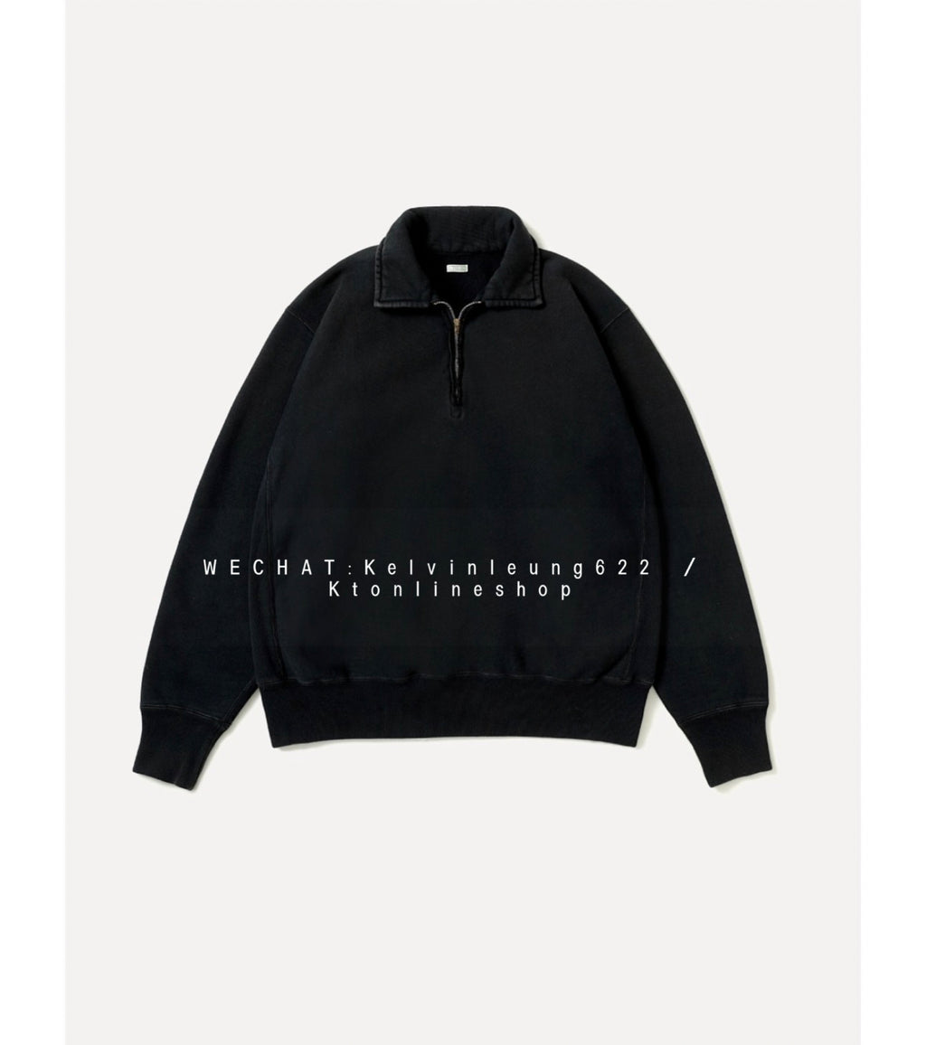 A.presse 26AW Vintage Half Zip Sweatshirt