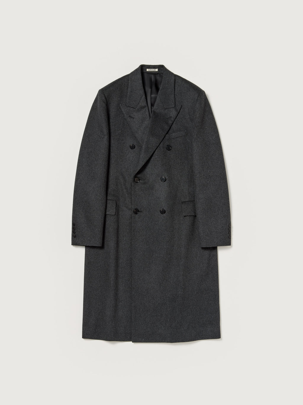 Auralee 26AW CASHMERE MOLESKIN DOUBLE-BREASTED COAT