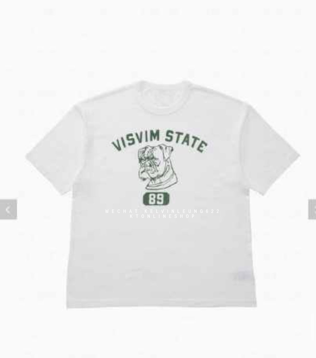 VISVIM 26SS JUMBO TEE S/S 89 DMGD