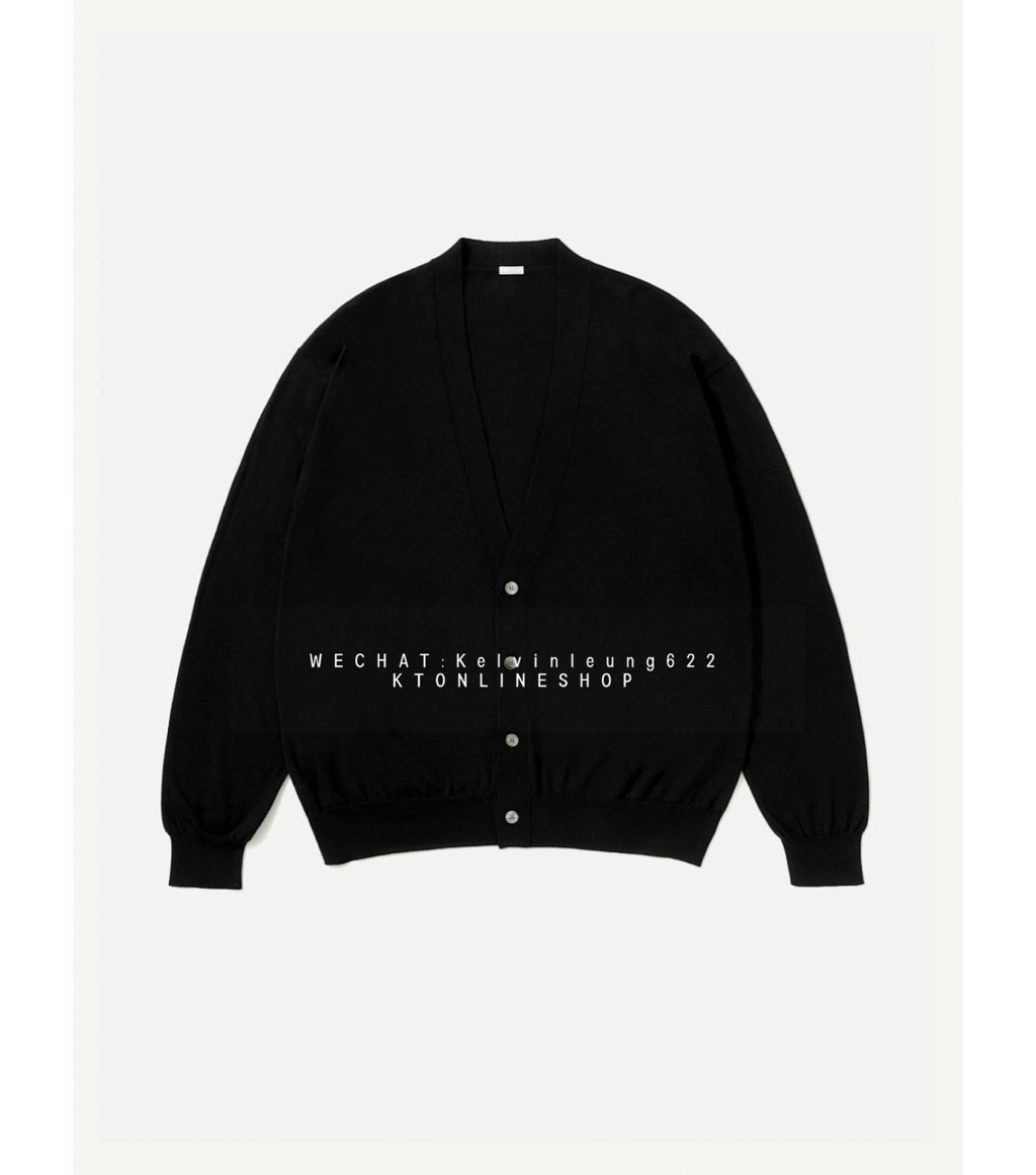 A.PRESSE 26AW Wool Cotton High Gauge Cardigan