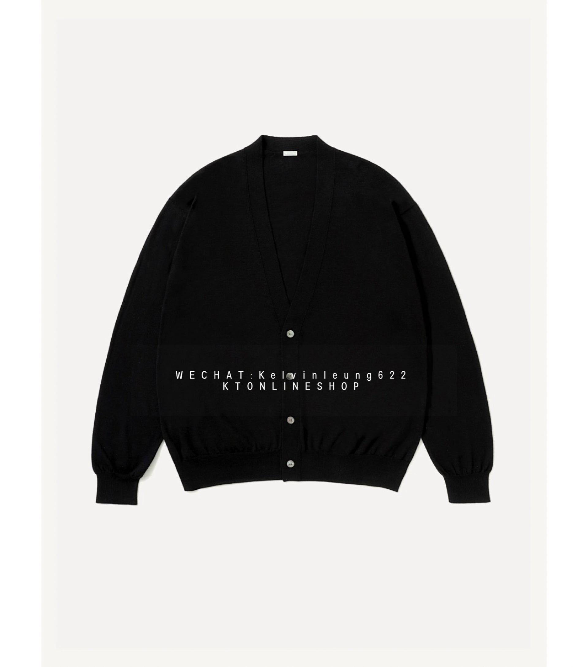 A.PRESSE 26AW Wool Cotton High Gauge Cardigan