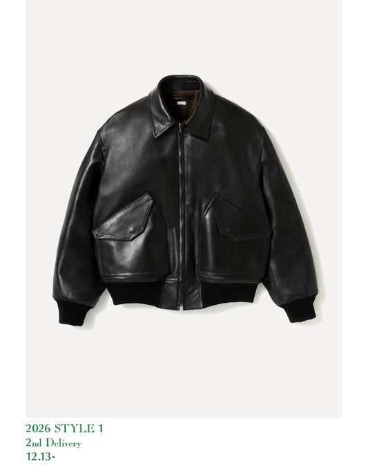 A.PRESSE 26SS Leather CWU-45 Flight Jacket