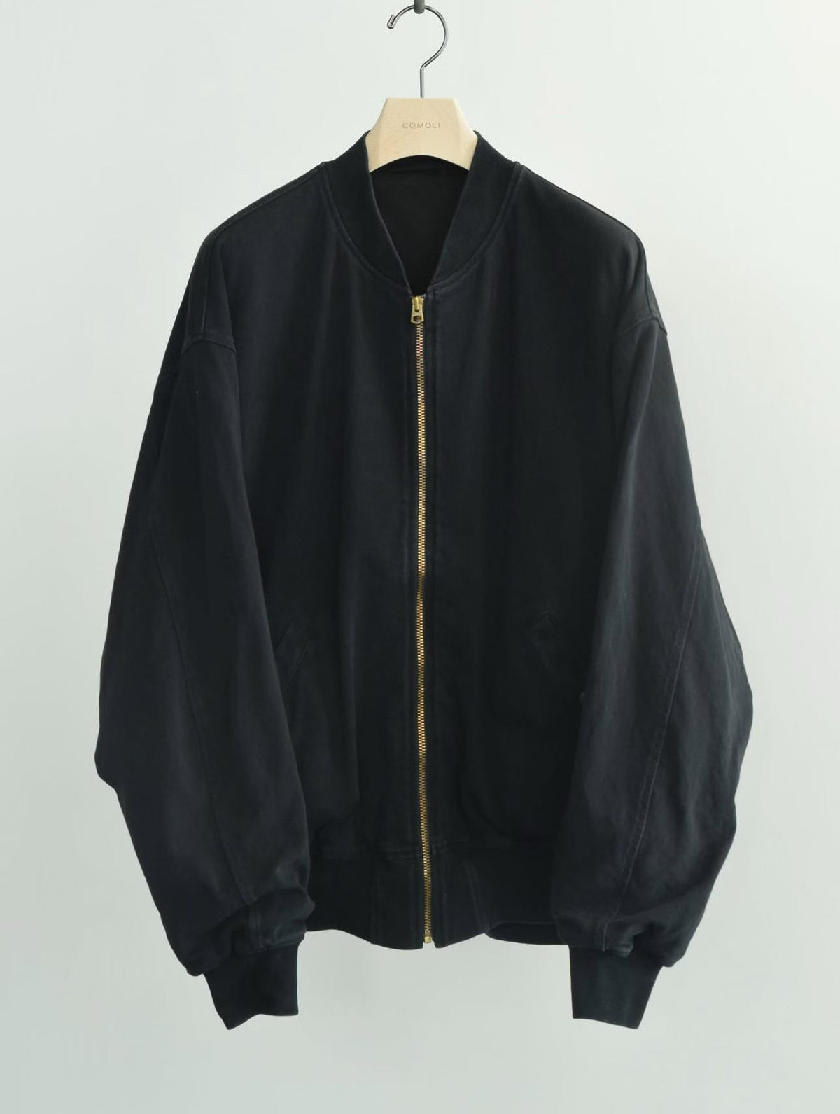 COMOLI 26AW Cotton Jersey Zip-Up Blouson
