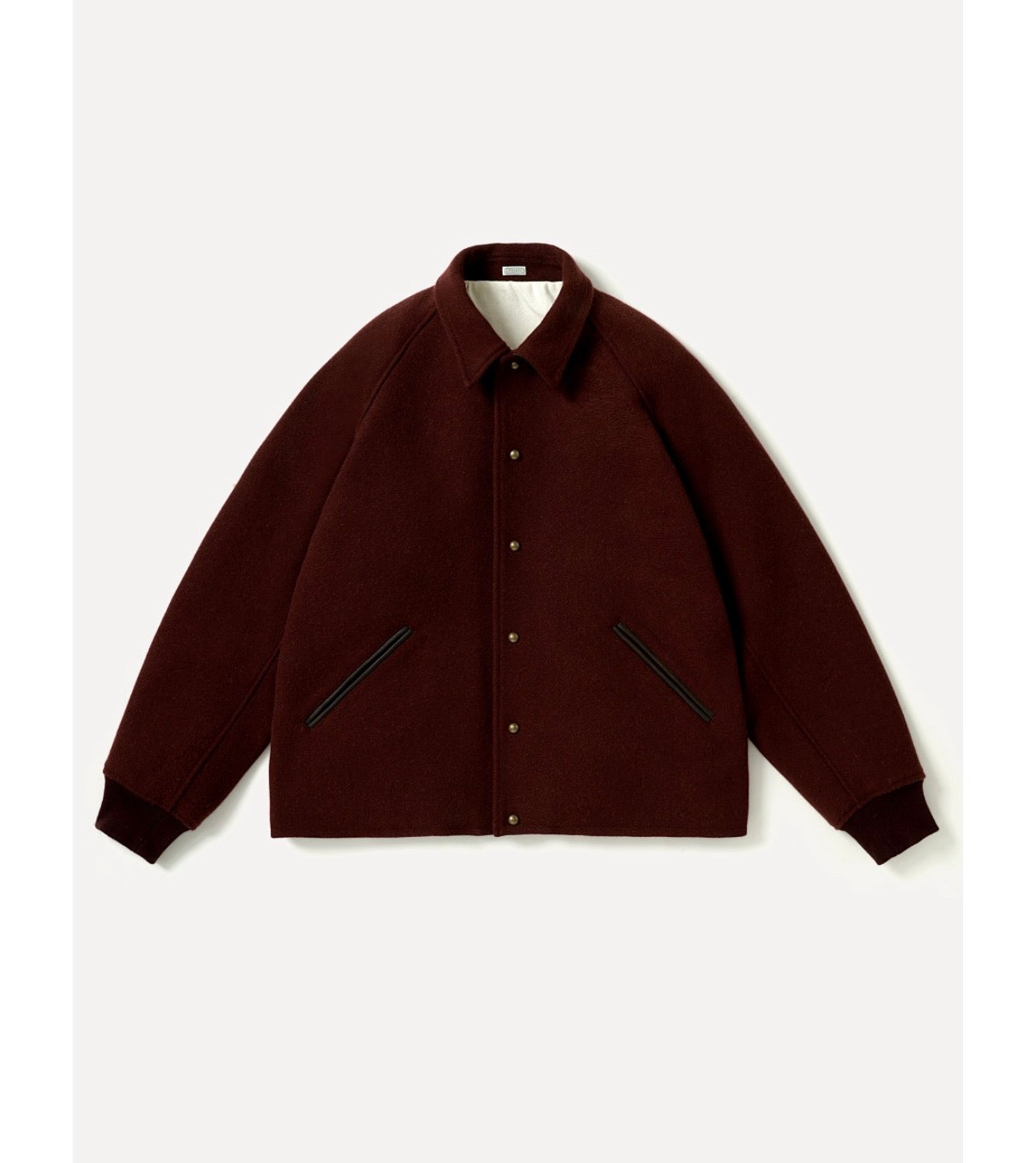 A.PRESSE 26AW High Twist Cashmere Melton Coach Jacket