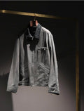 A.PRESSE for BIOTOP Black Chambray Detroit Jacket