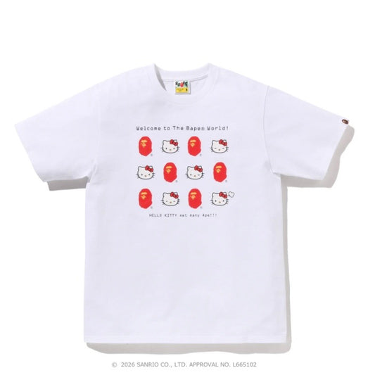 BAPE X HELLO KITTY TEE (ladies)