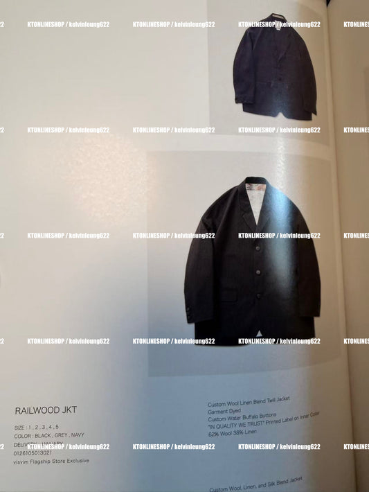 VISVIM 26SS RAILWOOD JKT