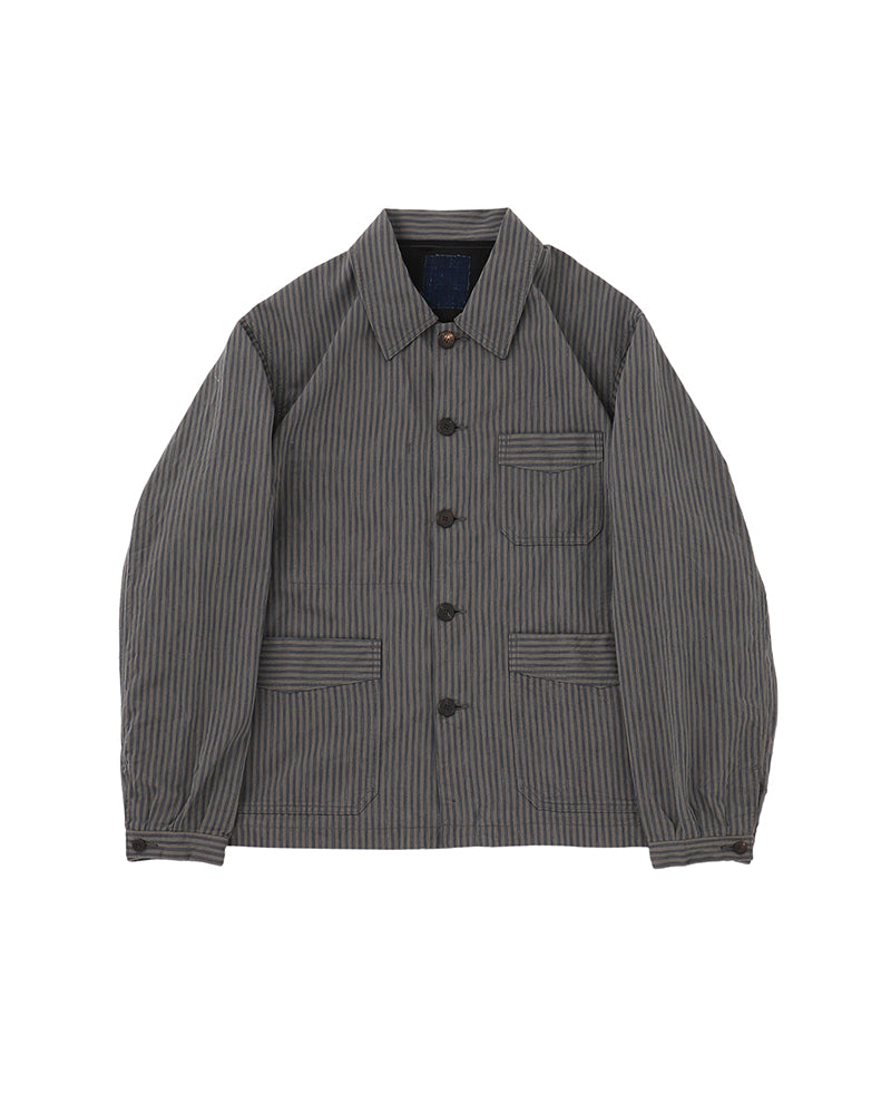 VISVIM ICT TRAVAIL COVERALL STRIPE