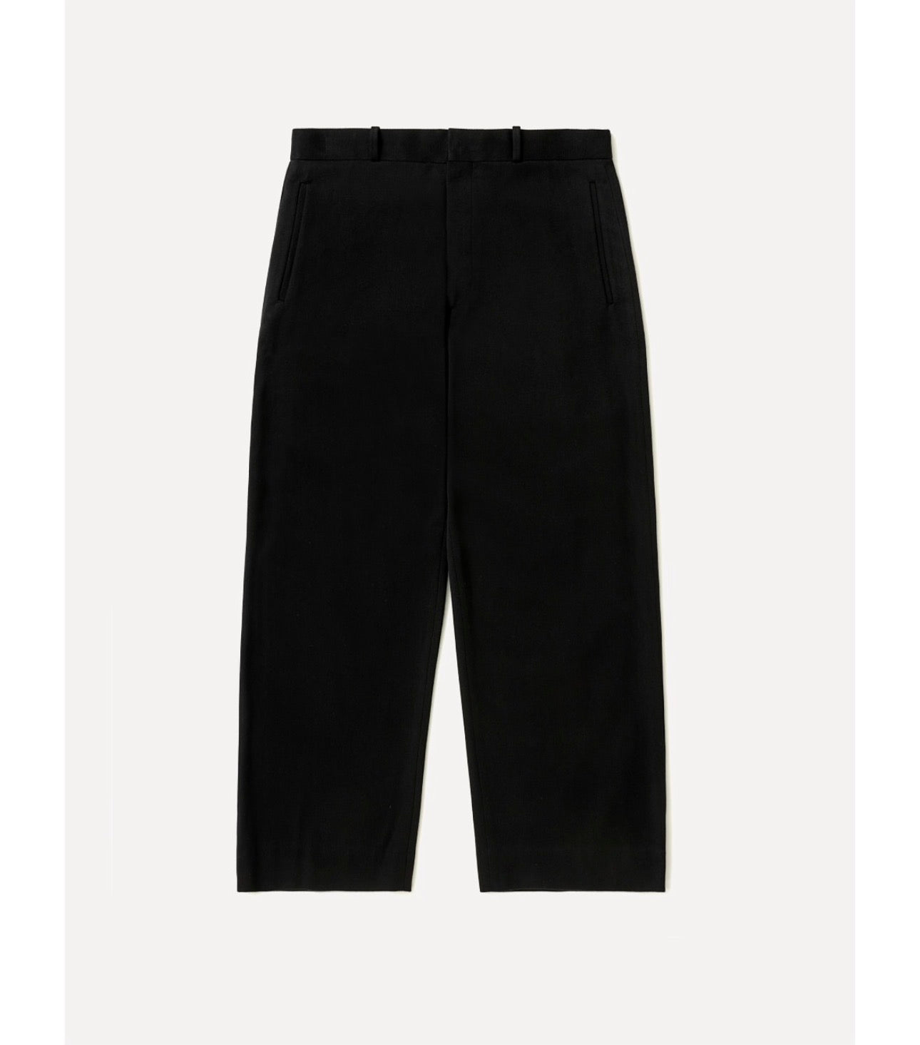 A.PRESSE 26AW Cotton Silk Twill Wide Trousers