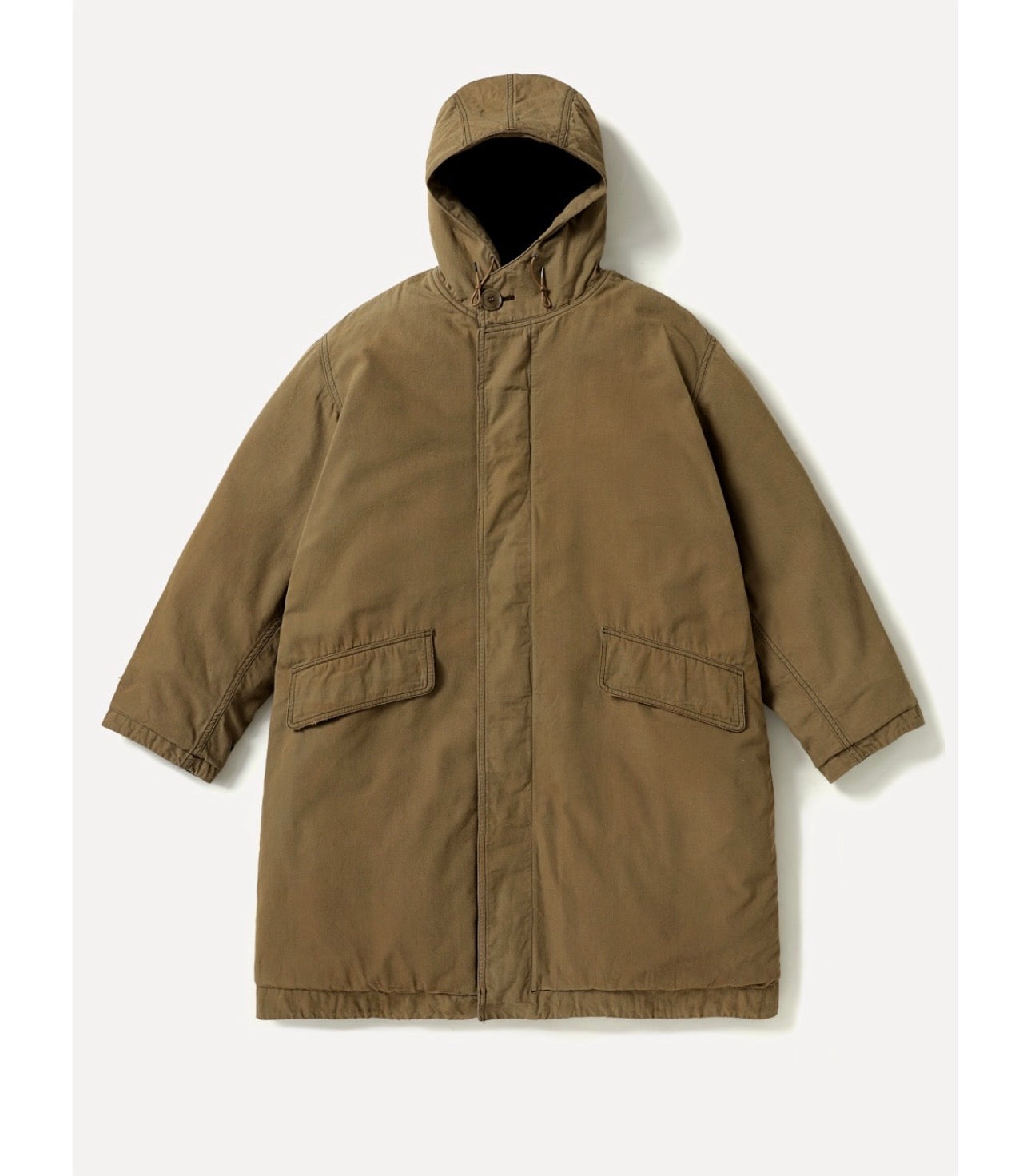 A.PRESSE 26AW Vintage Washed Wool US Navy N-2 Deck Coat