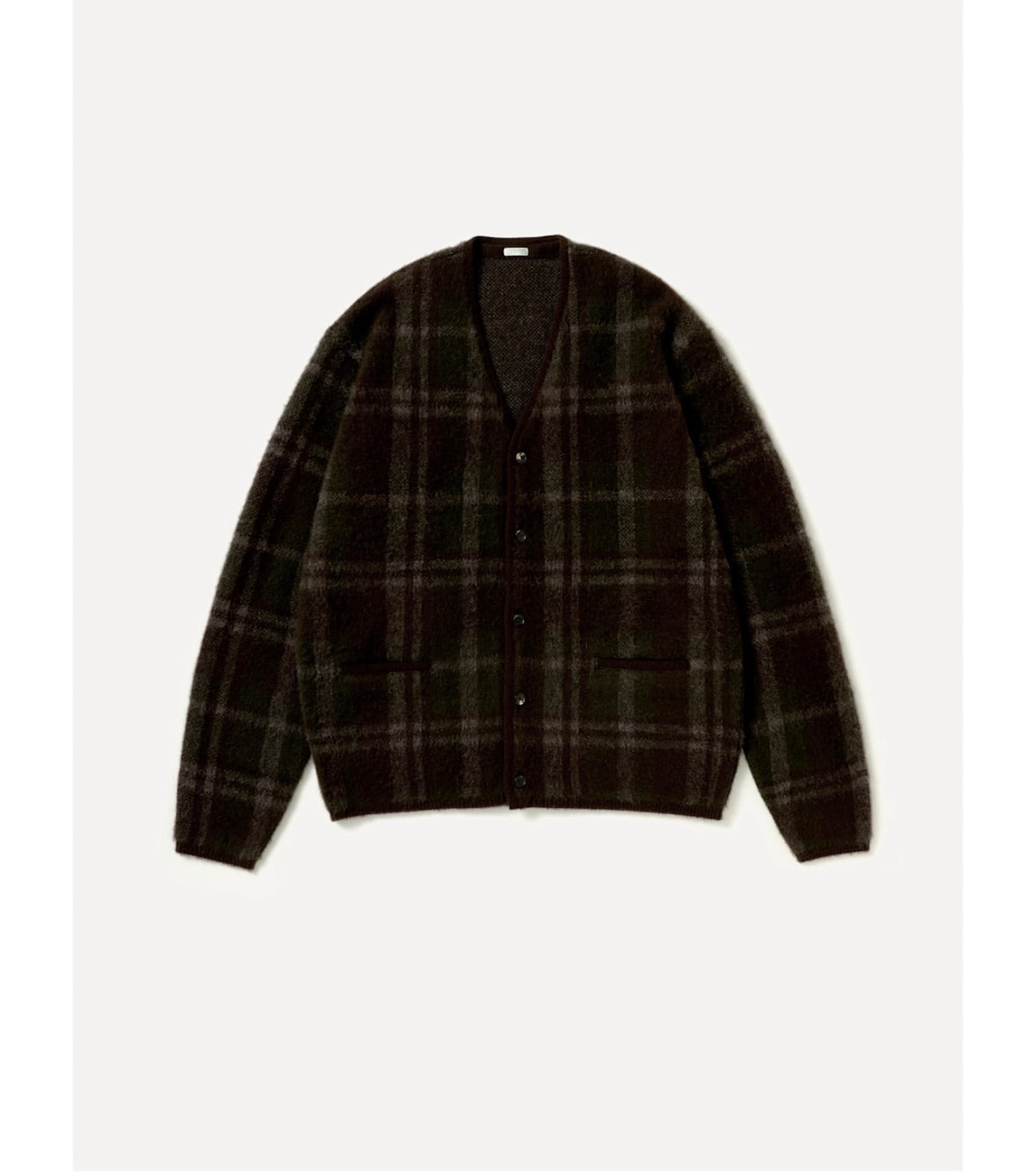 A.PRESSE 26AW Brushed Cashmere Middle Gauge Cardigan