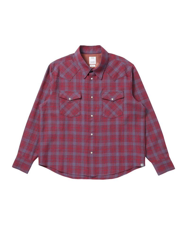VISVIM 25AW FOUR CORNERS CHECK L/S